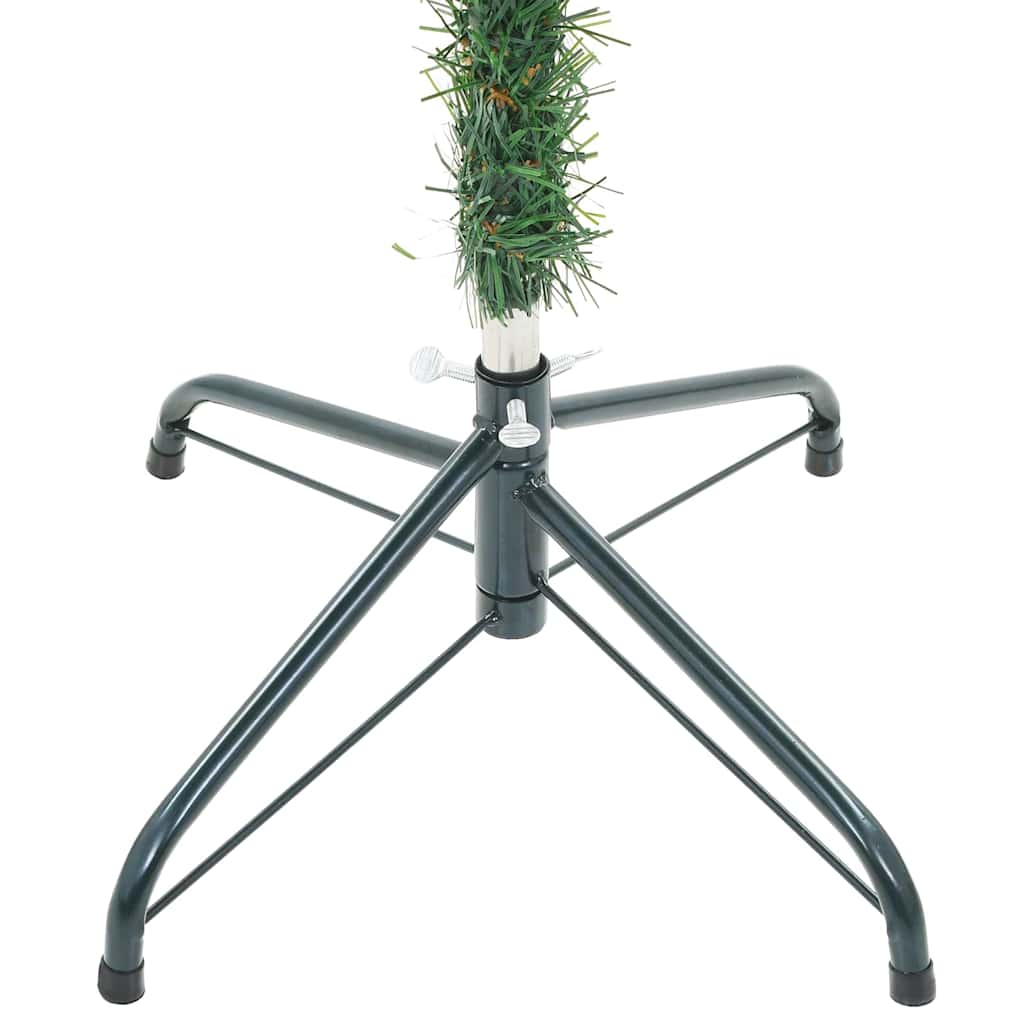 Kunstkerstboom met 300 LED Groen 180 cm PVC en Staal