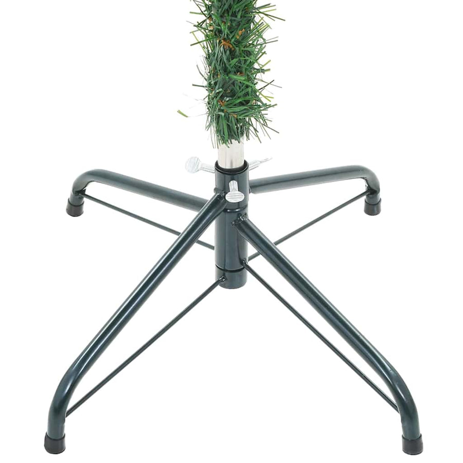 Kunstkerstboom met 300 LED Groen 180 cm PVC en Staal