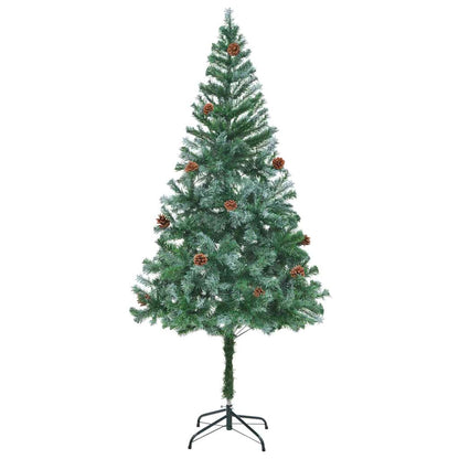 Kunstkerstboom met decoratieve touwlichten Groen 180 cm PVC