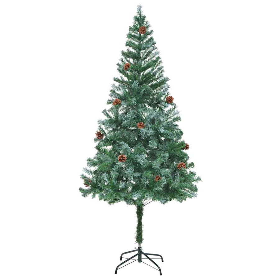 Kunstkerstboom met decoratieve touwlichten Groen 180 cm PVC