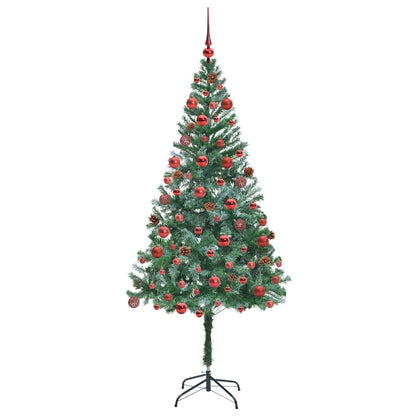 Kunstkerstboom met 300 LED Groen 180 cm PVC en Staal