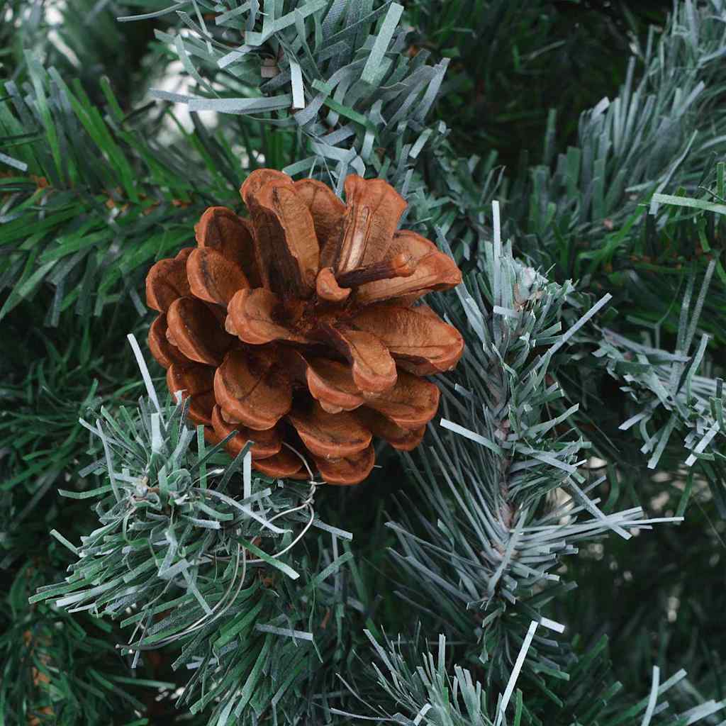 Kunstkerstboom met 300 LED Groen 180 cm PVC en Staal
