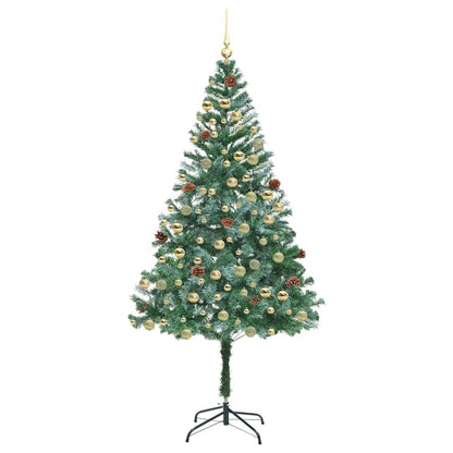 Kunstkerstboom Groen 180 cm PVC en Staal