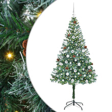 Kunstkerstboom met 300 LED Groen 180 cm PVC en Staal