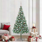 Kunstkerstboom 210 cm groen met 300 LED