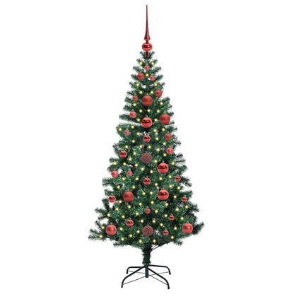 Kunstmatig Voorverlicht Kerstboom Groen Pvc En Metaal 120 cm