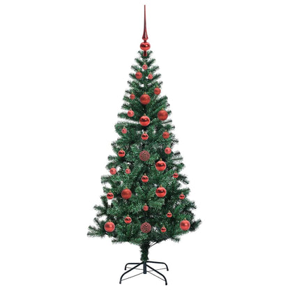 Kunstmatig Voorverlicht Kerstboom Groen Pvc En Metaal 120 cm