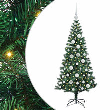 Kunstmatig Voorverlicht Kerstboom Groen Pvc En Metaal 120 cm