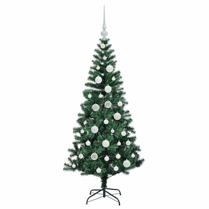Kunstmatig Voorverlicht Kerstboom Groen Pvc En Metaal 120 cm