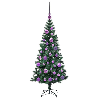 Kunstmatig Voorverlicht Kerstboom Groen Pvc En Metaal 120 cm