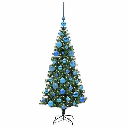 Kunstmatig Voorverlicht Kerstboom Groen Pvc En Metaal 120 cm