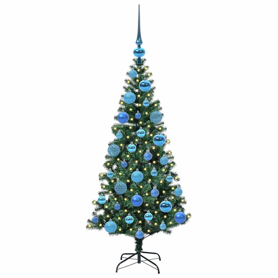 Kunstmatig Voorverlicht Kerstboom Groen Pvc En Metaal 120 cm