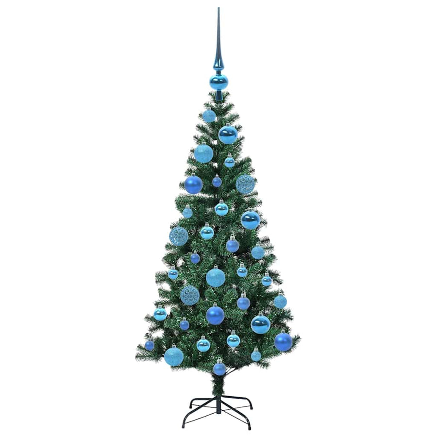 Kunstmatig Voorverlicht Kerstboom Groen Pvc En Metaal 120 cm