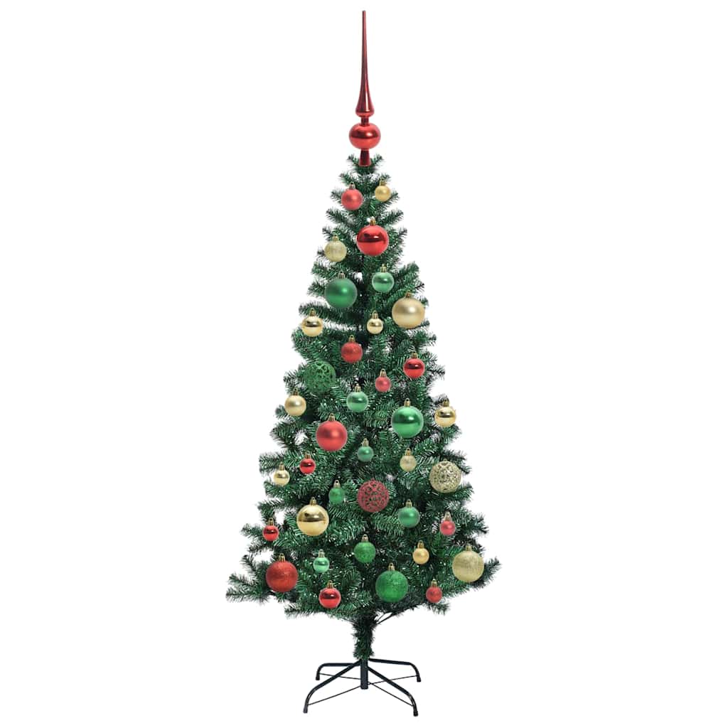 Kunstmatig Voorverlicht Kerstboom Groen Pvc En Metaal 120 cm