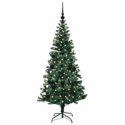 Kunstmatig Voorverlicht Kerstboom Groen 150cm PVC en Metaal