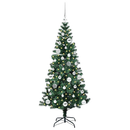 Kunstmatig Voorverlicht Kerstboom Groen 150cm PVC en Metaal
