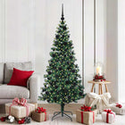 Kerstboom 180 cm groen PVC metaal