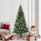 Kunstkerstboom groen 210 cm PVC metaal