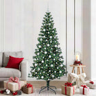 Kunstkerstboom groen 210 cm PVC metaal