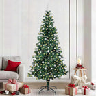 Kerstboom 240 cm groen PVC metaal