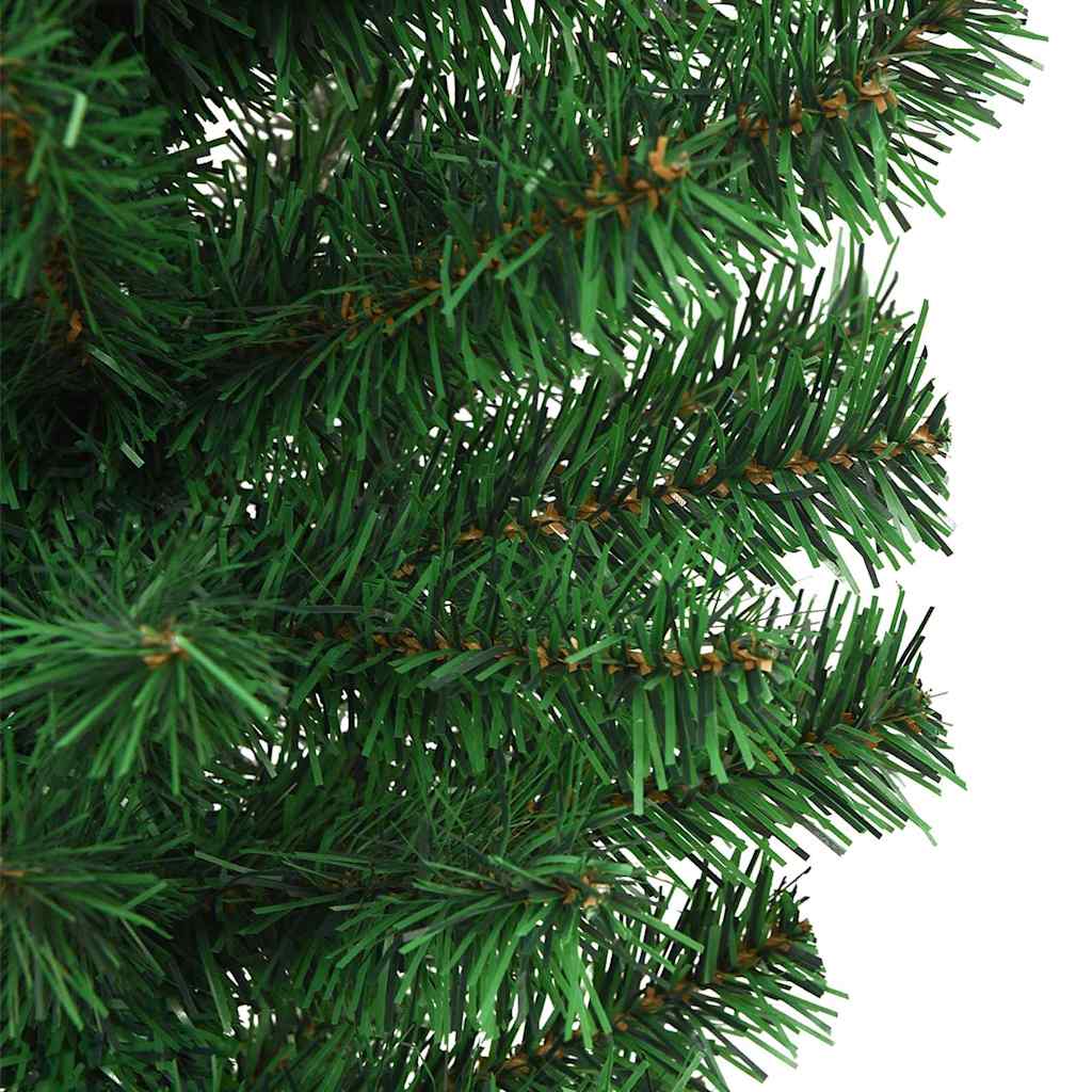 Ondersteboven Kunst Kerstboom Met Ballenset Groen 150 cm PVC