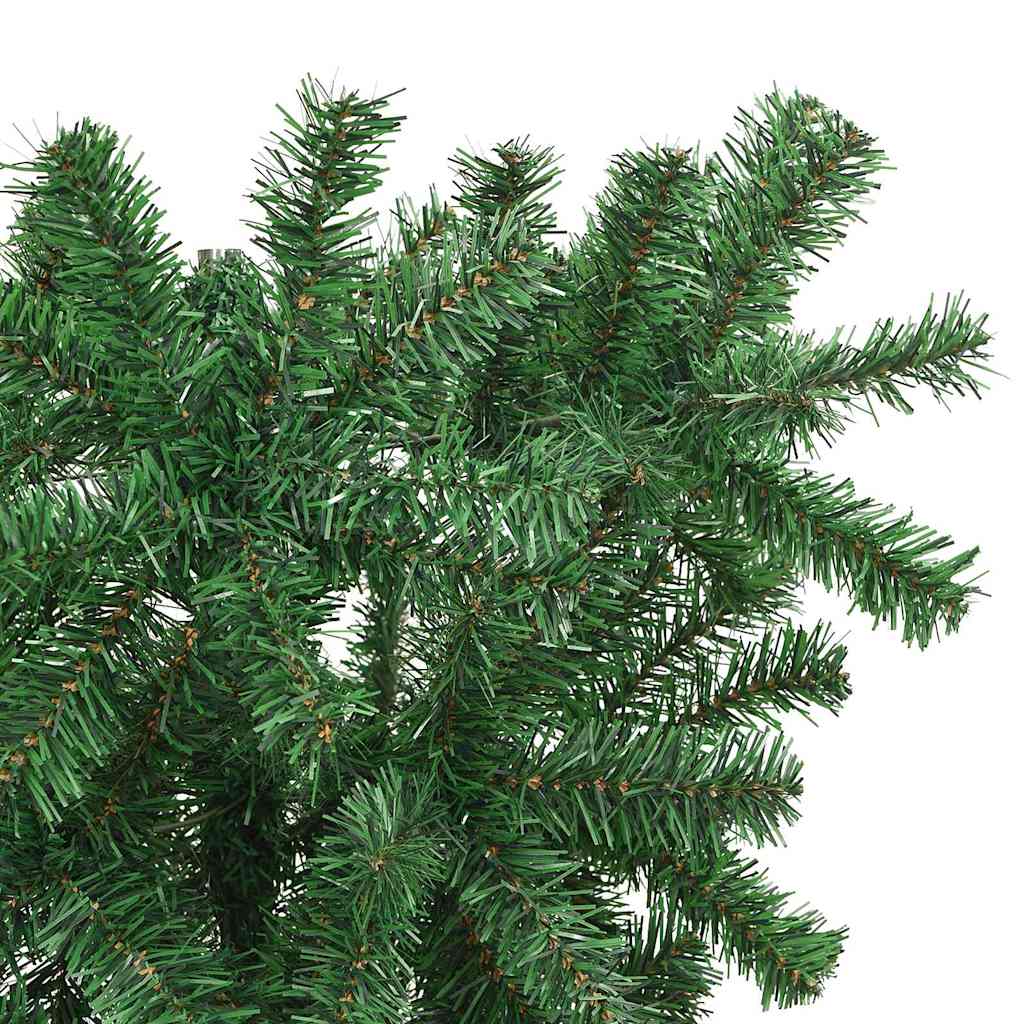 Ondersteboven Kunst Kerstboom Met Ballenset Groen 150 cm PVC
