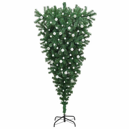 Omgekeerde Kunstkerstboom Met Ballenset Groen 240 Cm Pvc