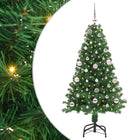 Kunstkerstboom 150 cm groen PVC staal