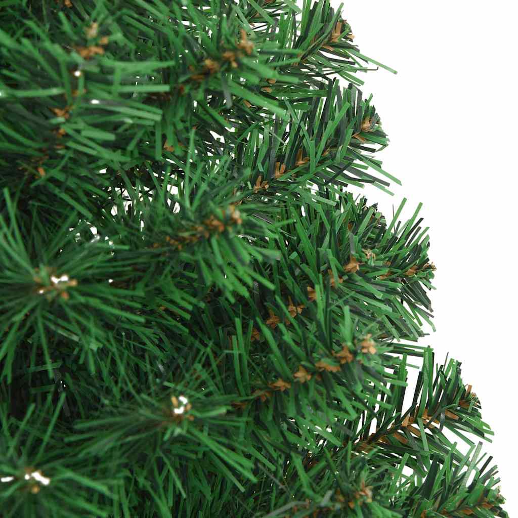 Kunstkerstboom Groen 150 cm PVC en Staal en Kunststof
