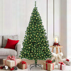 Kunstkerstboom 180 cm groen PVC staal