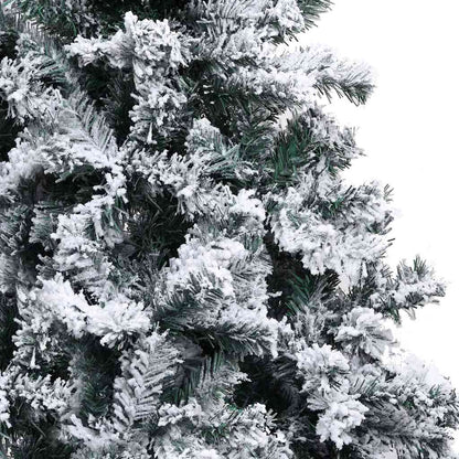 Kunstkerstboom met 150 LED Wit 120 cm PVC en Staal en Kunststof