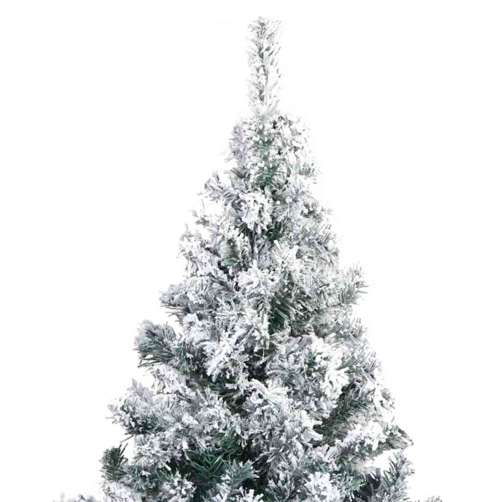 Kunstkerstboom Groen 180 x 115 cm PVC en Staal en Kunststof