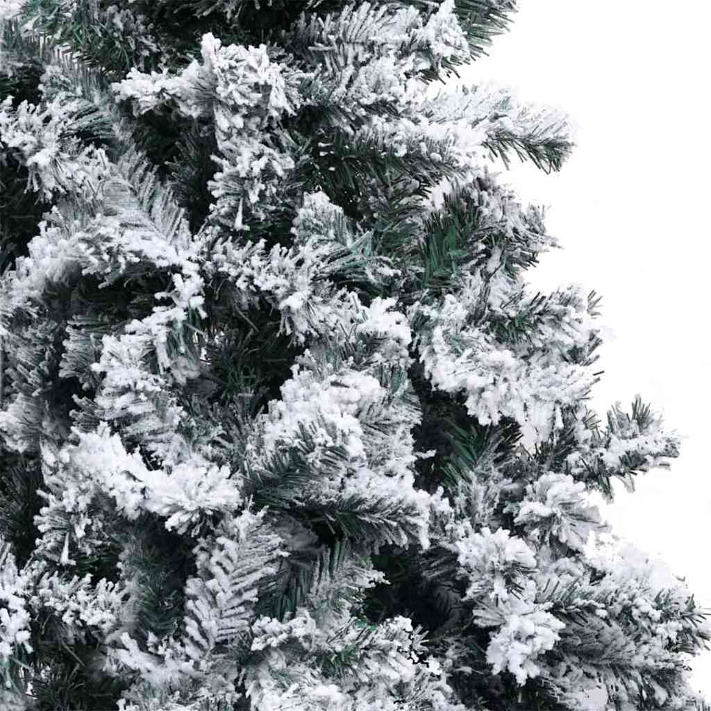 Kunstkerstboom Groen 180 x 115 cm PVC en Staal en Kunststof