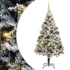 Kunstkerstboom 180 cm wit met 300 LED
