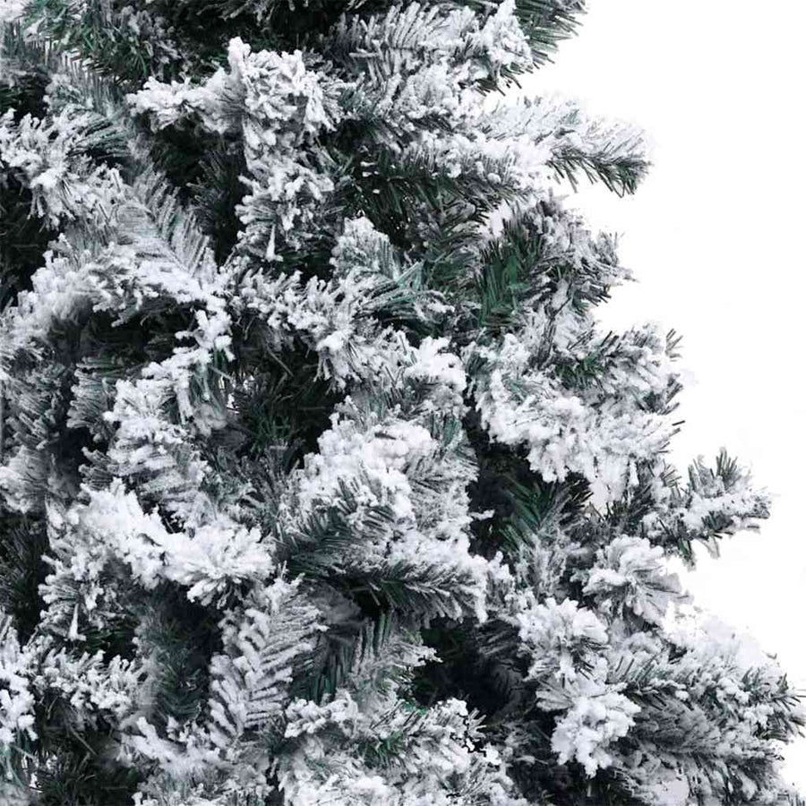 Kunstkerstboom Groen 180 x 115 cm PVC en Staal en Kunststof