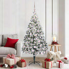 Kunstkerstboom 180 cm wit met 300 LED