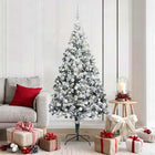 Kunstkerstboom 180 cm wit met 300 LED