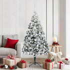 Kunstkerstboom 180 cm wit met 300 LED