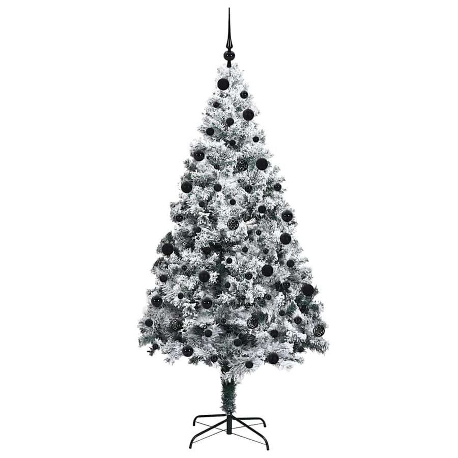 Kunstkerstboom Met 300 Led Wit 210 Cm Pvc En Staal En Kunststof