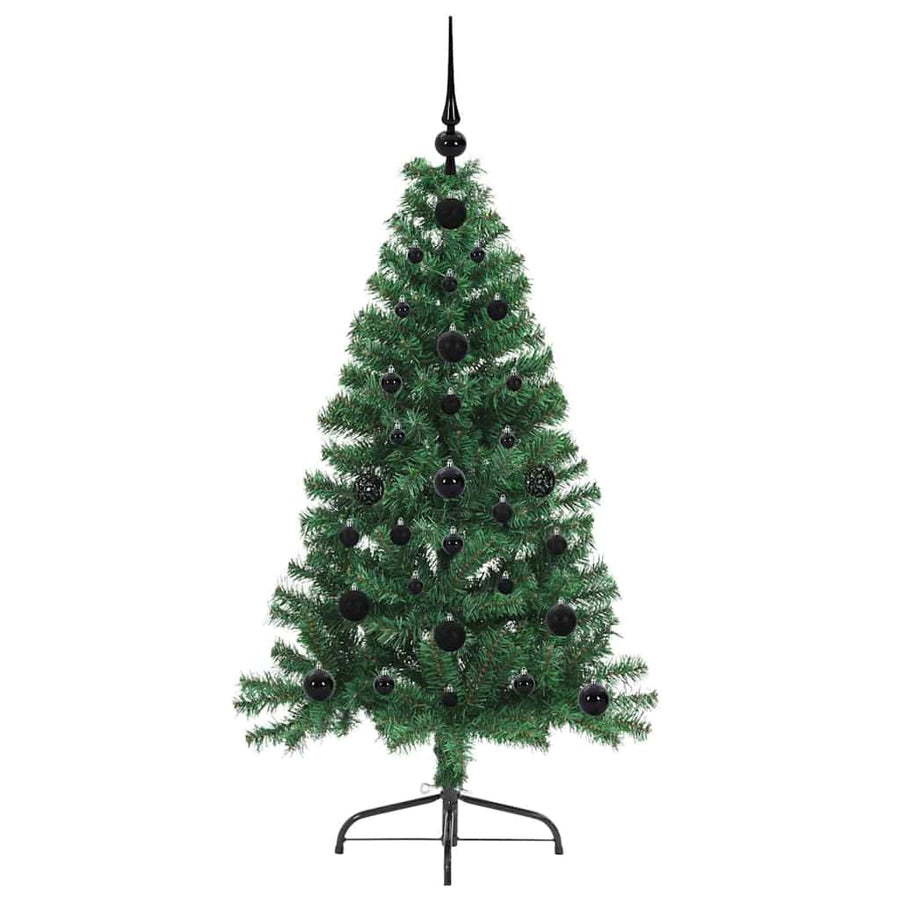 Kunstmatig Voorverlicht Kerstboom met 150 LED Groen 120 cm PVC