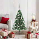 Artificial Pre-Lit Christmas Tree with 150 LED Green 120 cm PVC