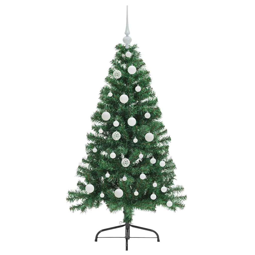 Kunstmatig Voorverlicht Kerstboom met 150 LED Groen 120 cm PVC