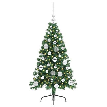 Kunstmatig Voorverlicht Kerstboom met 150 LED Groen 120 cm PVC