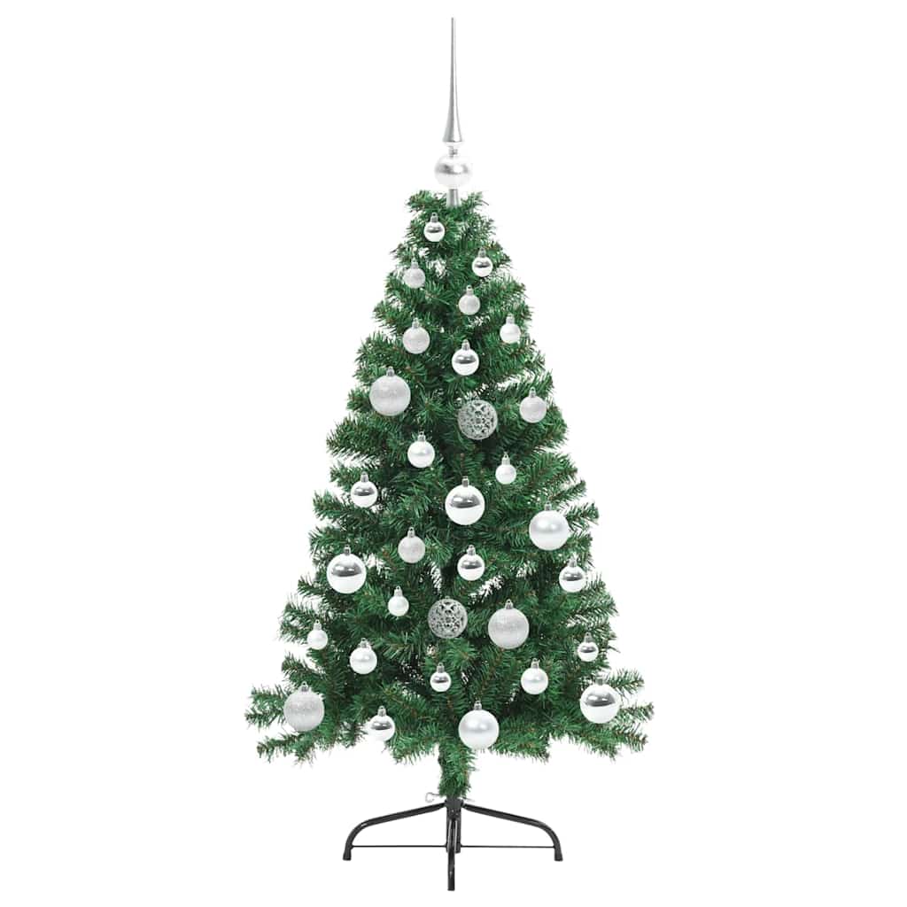 Kunstmatig Voorverlicht Kerstboom met 150 LED Groen 120 cm PVC