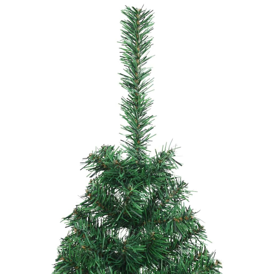 Kunst Kerstboom met verlichting Groen 120 cm PVC