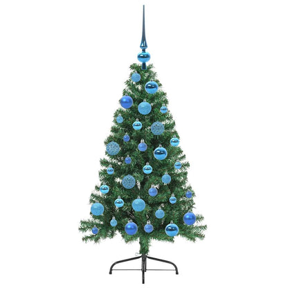 Kunstmatig Voorverlicht Kerstboom met 150 LED Groen 120 cm PVC