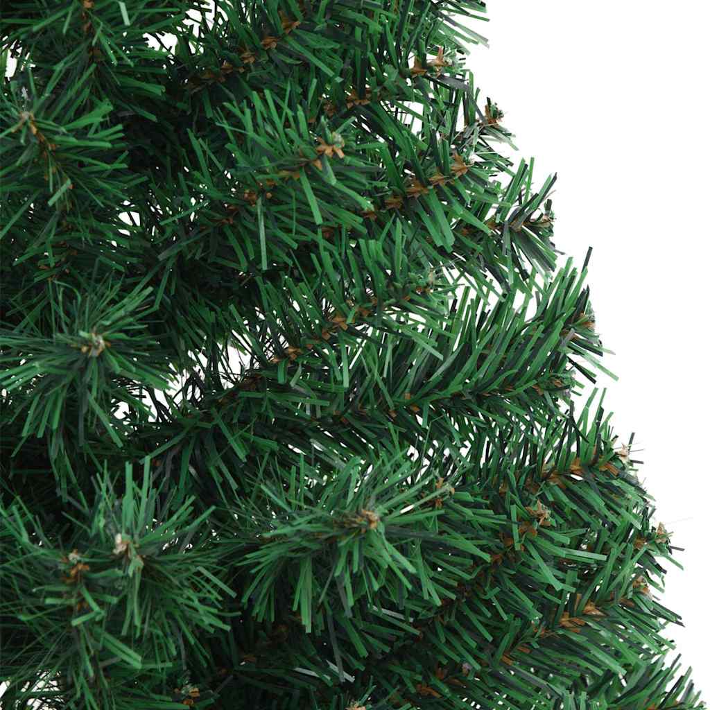 Kunstmatig Voorverlicht Kerstboom met 150 LED Groen 150 cm PVC