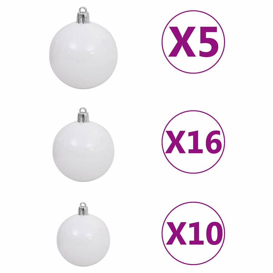 Kunstmatig Voorverlicht Kerstboom met 300 LED Groen 180 cm PVC
