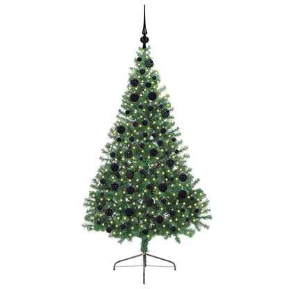 Kunstmatig Voorverlicht Kerstboom met 300 LED Groen 180 cm PVC