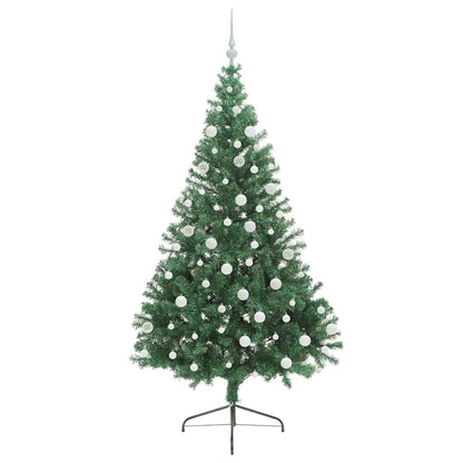 Kunstmatig Voorverlicht Kerstboom met 300 LED Groen 180 cm PVC